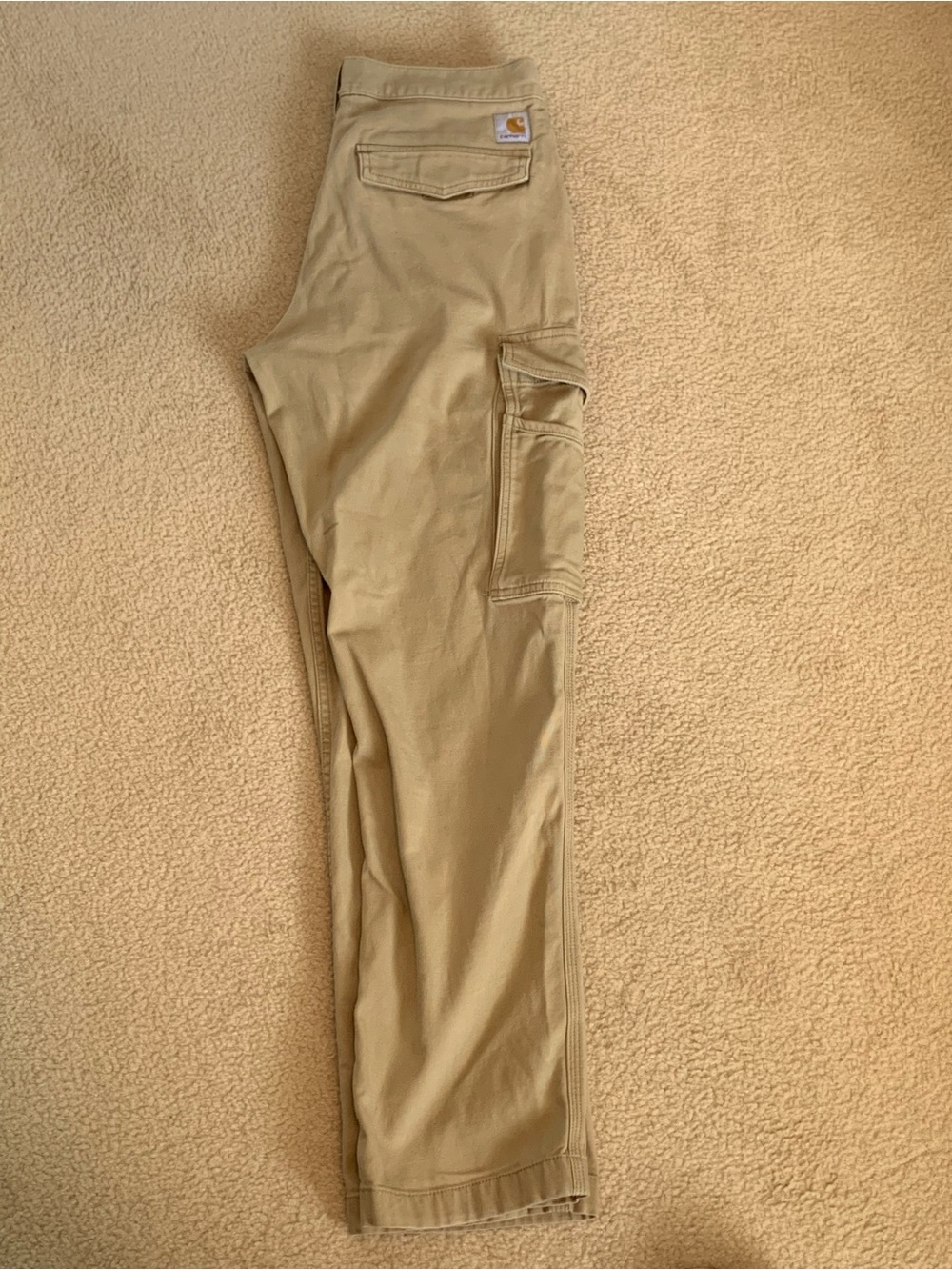 Carhartt Beige/Tan Work Cargo Trousers
